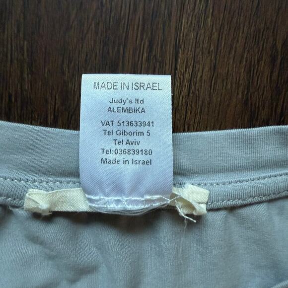 Urban by Alembika Oversized A-Line T-shirt Top Gray Black Circles Women’s Small - Picture 8 of 10